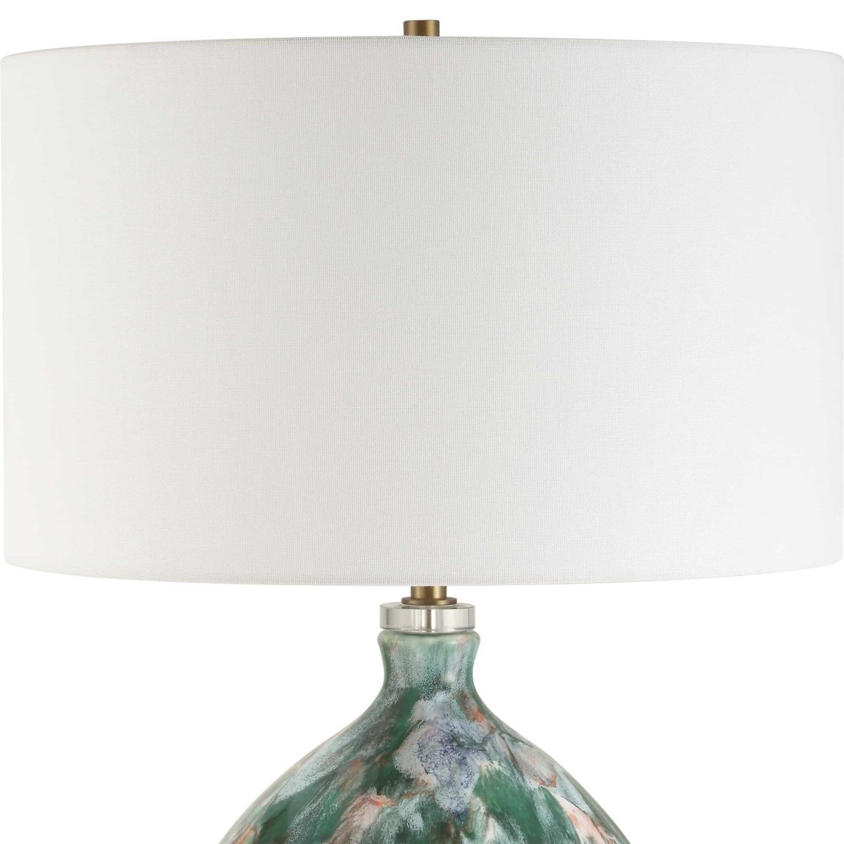 Mihaela Drip Glaze Table Lamp - Uttermost - Table Lamp by Modest Hut