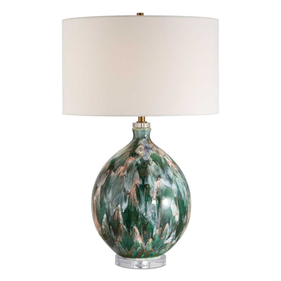 Mihaela Drip Glaze Table Lamp - Uttermost - Table Lamp by Modest Hut