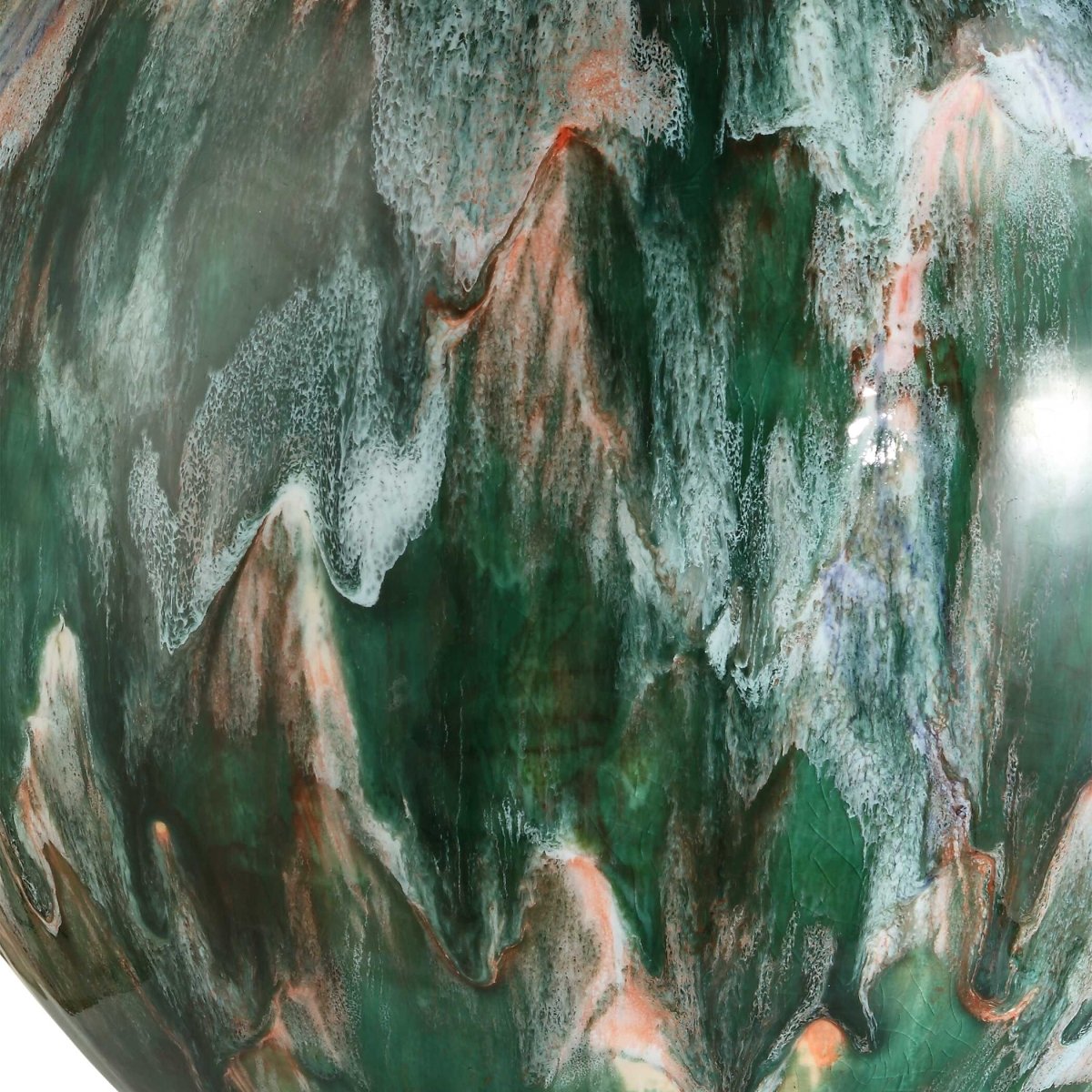 Mihaela Drip Glaze Table Lamp - Uttermost - Table Lamp by Modest Hut