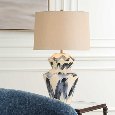 Oranda Abstract Geometric Table Lamp - Uttermost - Table Lamp by Modest Hut