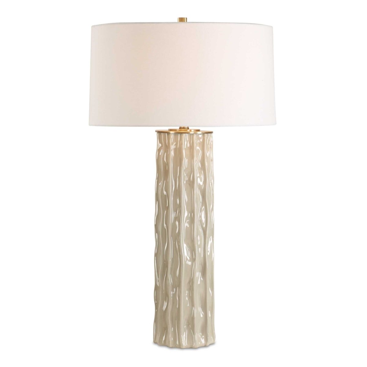 Parilli Taupe Gray Table Lamp - Uttermost - Table Lamp by Modest Hut