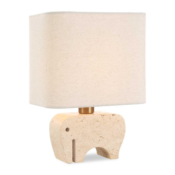 Tusk Travertine Accent Lamp - Uttermost - Table Lamp by Modest Hut