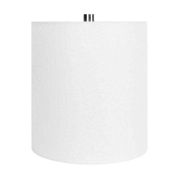 Granie 22"H Modern Real White Marble Stick Table Lamp for Home Office Decor w/LED Bulb - Lamps Factory - Table Lamps by Modest Hut