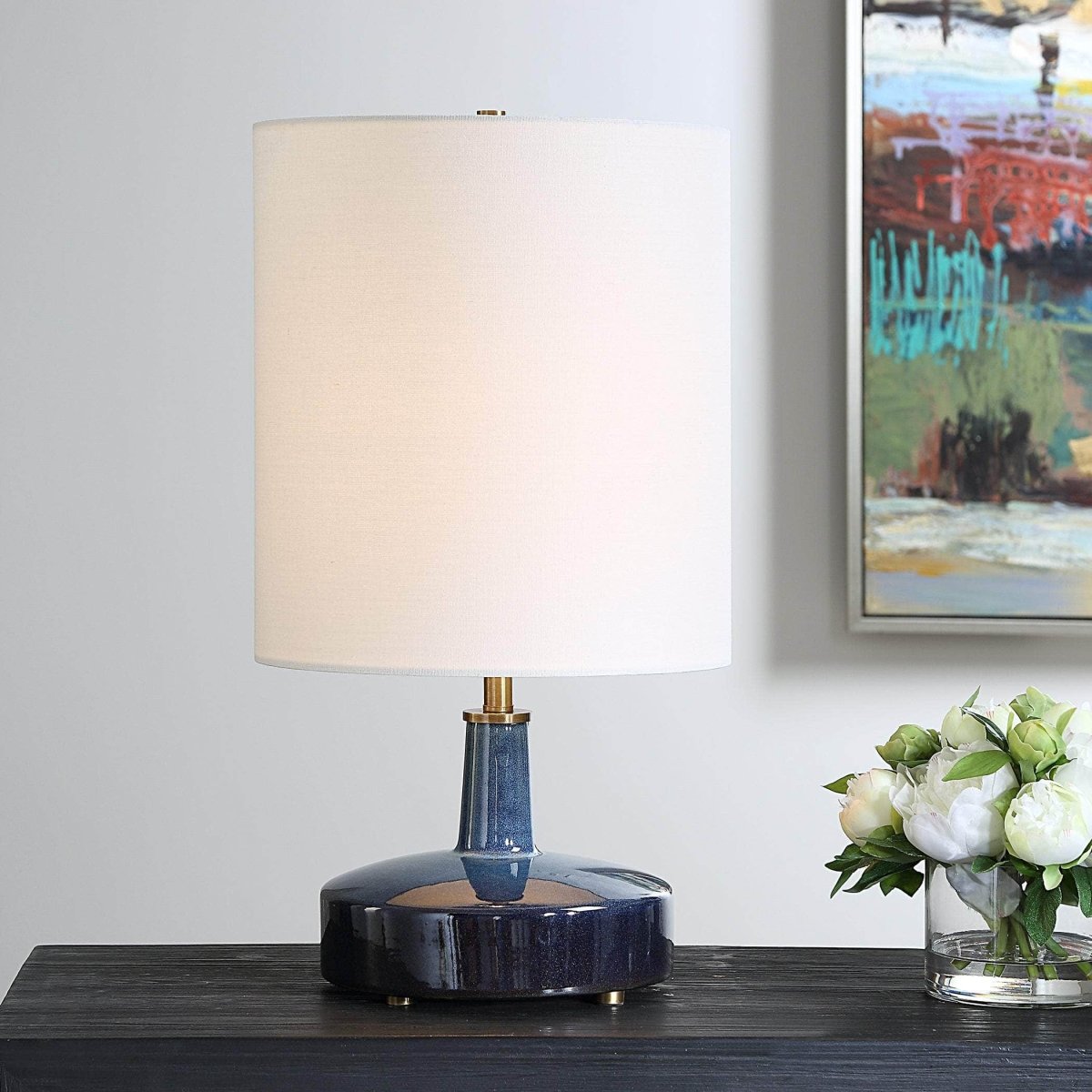 Abyss Blue Table Lamp - Uttermost - Table Lamps by Modest Hut