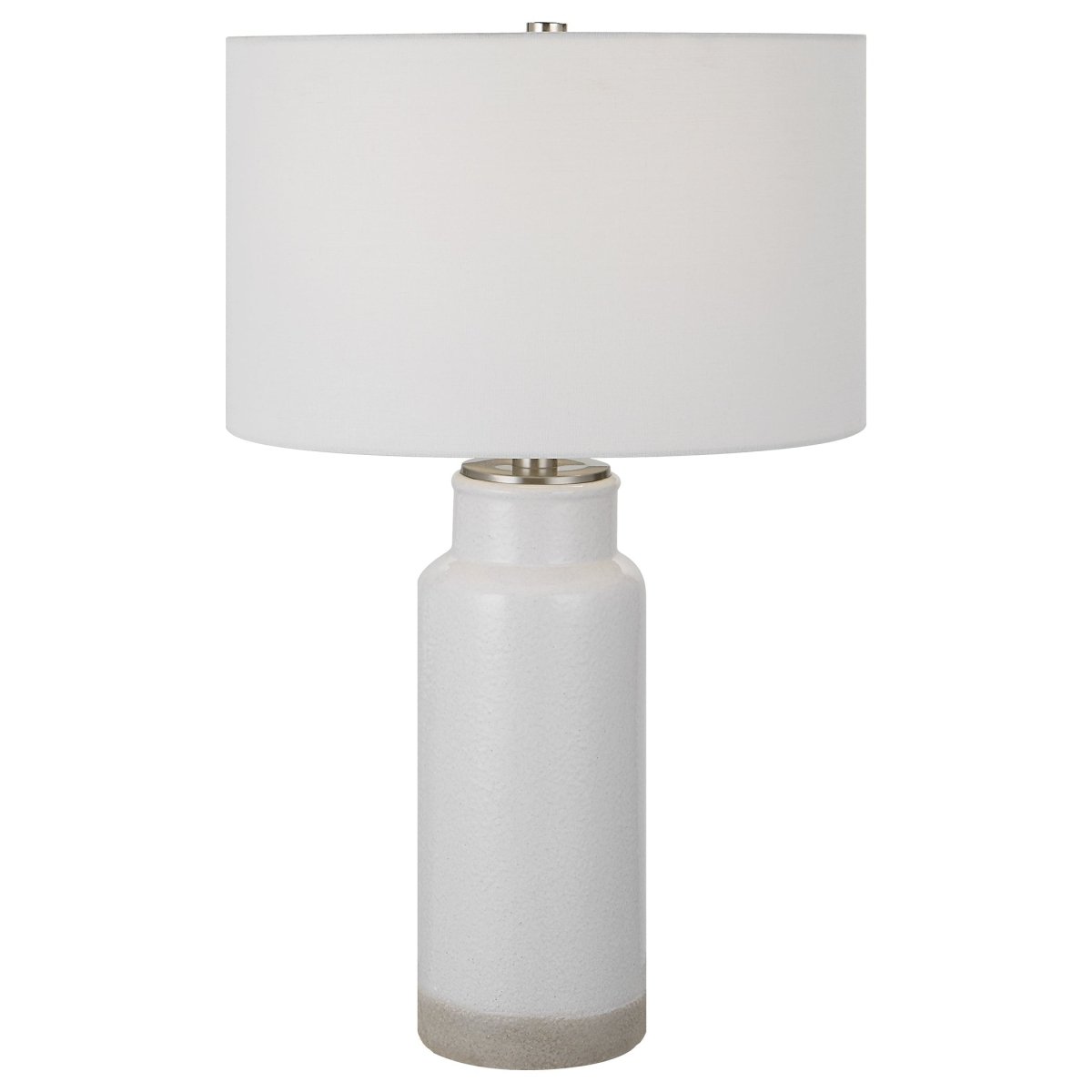 Albany White Farmhouse Table Lamp - Uttermost - Table Lamps by Modest Hut