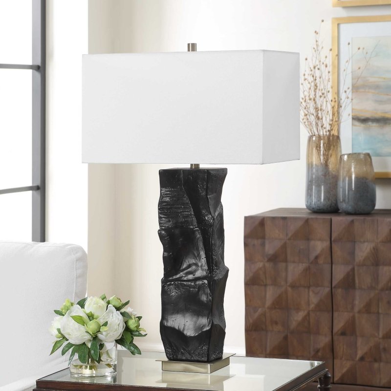 Altaria Black Table Lamp by Uttermost alternate view 1