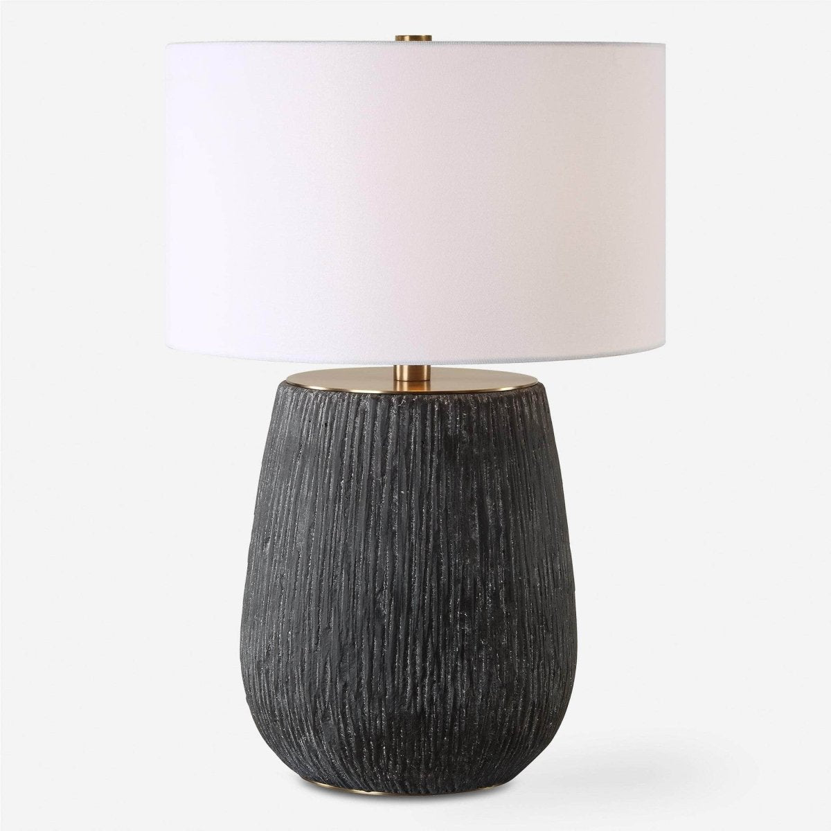 Americana Aged Black Table Lamp - Uttermost - Table Lamps by Modest Hut