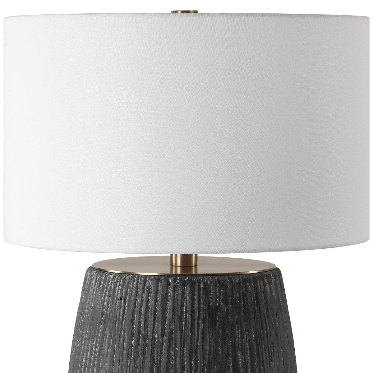 Americana Aged Black Table Lamp - Uttermost - Table Lamps by Modest Hut