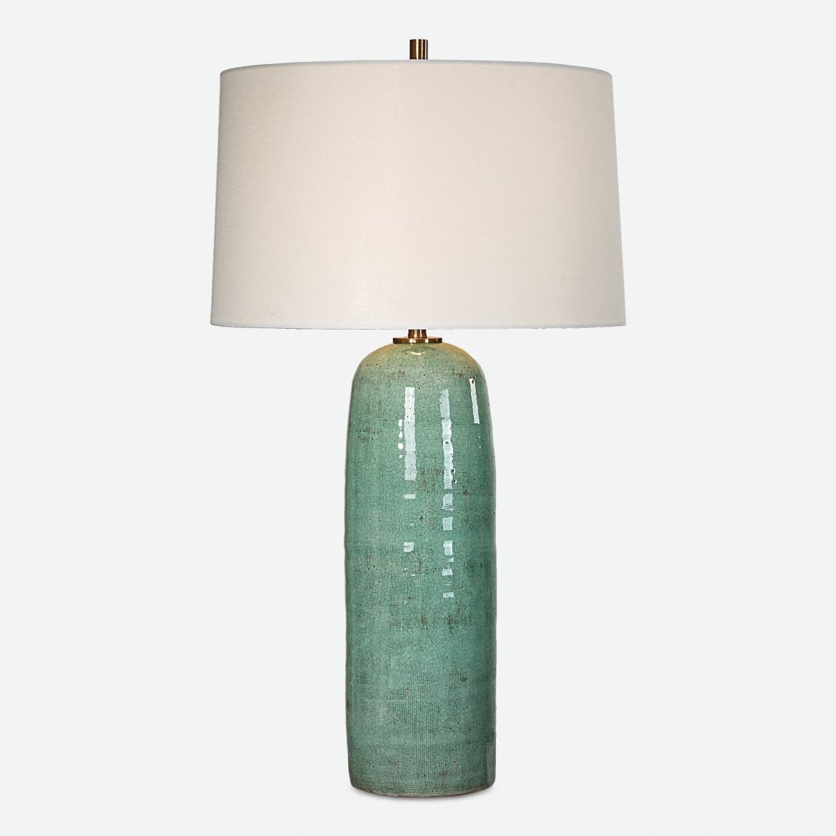 Andale Crackled Teal Table Lamp - Uttermost - Table Lamps by Modest Hut