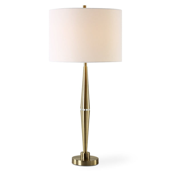 Antique Brass Table Lamp with Crystal - Uttermost - Table Lamps by Modest Hut