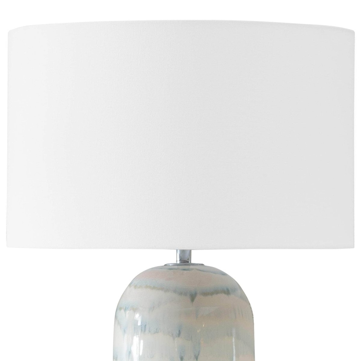 Arden White Glaze Table Lamp - Uttermost - Table Lamps by Modest Hut