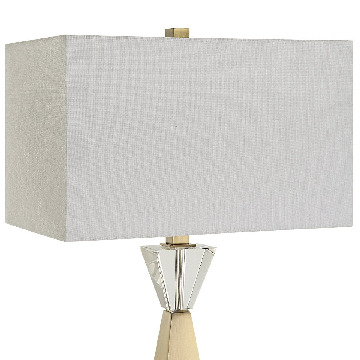 Arete Modern Brass Table Lamp - Uttermost - Table Lamps by Modest Hut