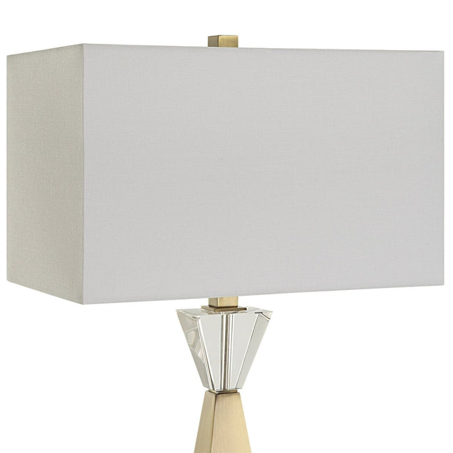 Arete Modern Brass Table Lamp - Uttermost - Table Lamps by Modest Hut