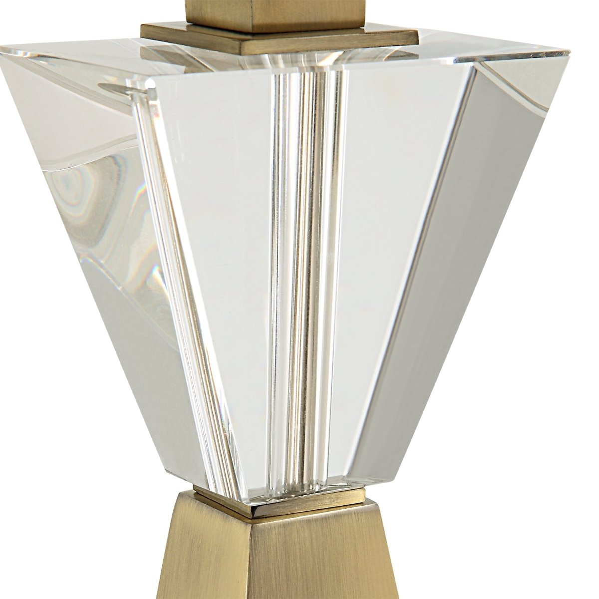 Arete Modern Brass Table Lamp - Uttermost - Table Lamps by Modest Hut