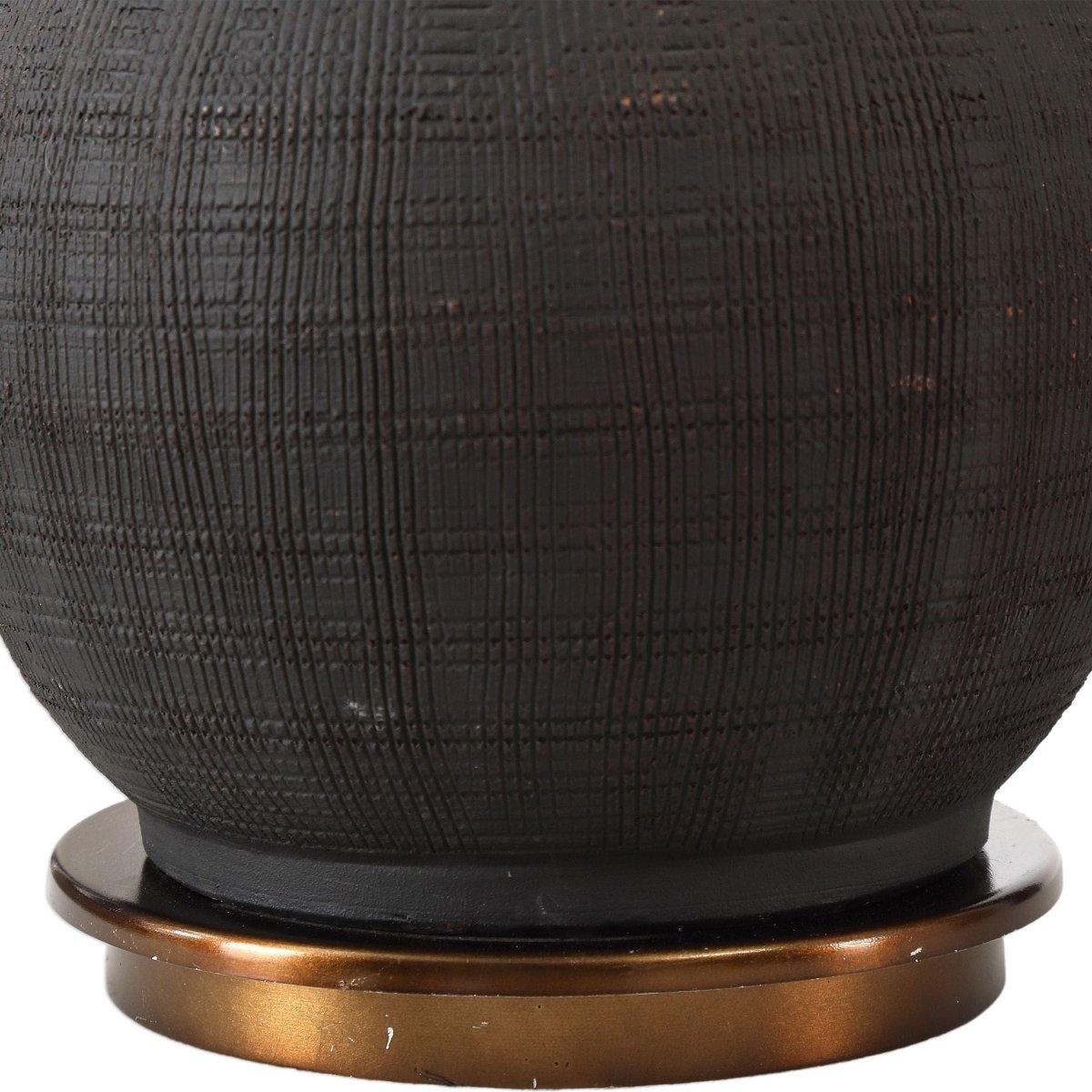 Arnav Textured Black Lamp - Uttermost - Table Lamps by Modest Hut