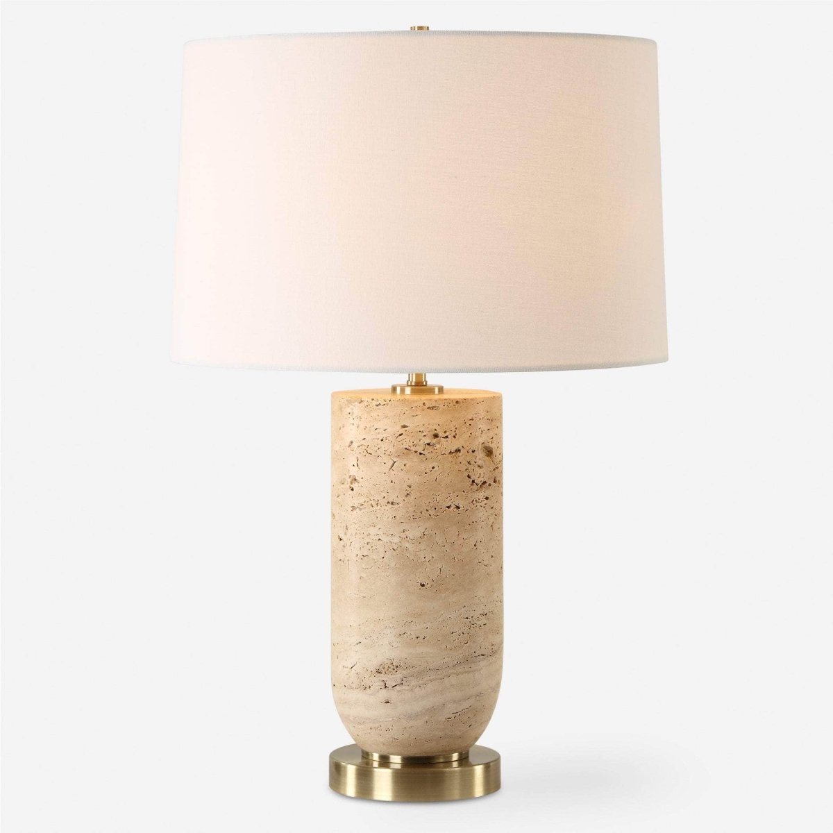 Aubrey Travertine Table Lamp - Uttermost - Table Lamps by Modest Hut