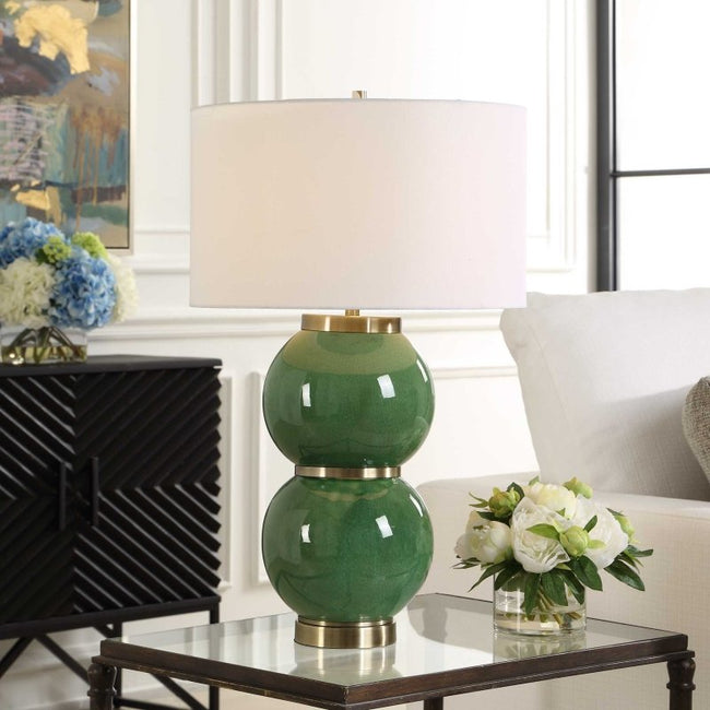 Banner Green Spheres Table Lamp - Table Lamps