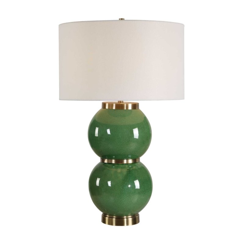 Banner Green Spheres Table Lamp by Uttermost product view