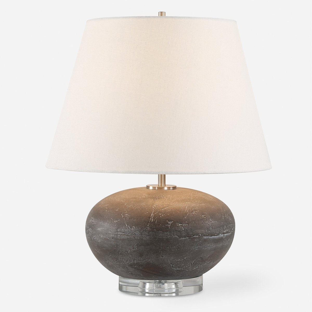 Beckley Gray Stone Table Lamp - Uttermost - Table Lamps by Modest Hut