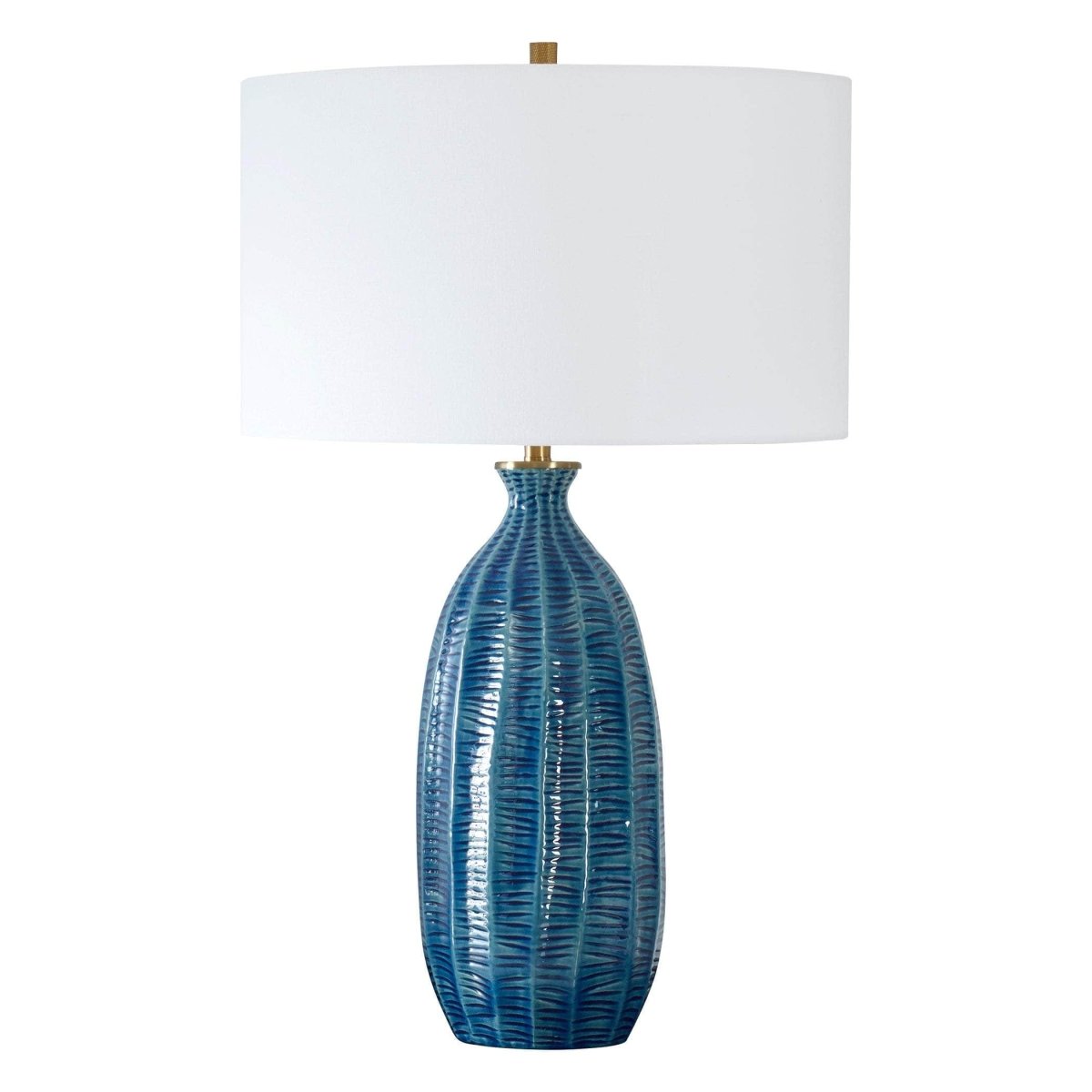 Bixby Blue Table Lamp - Uttermost - Table Lamps by Modest Hut