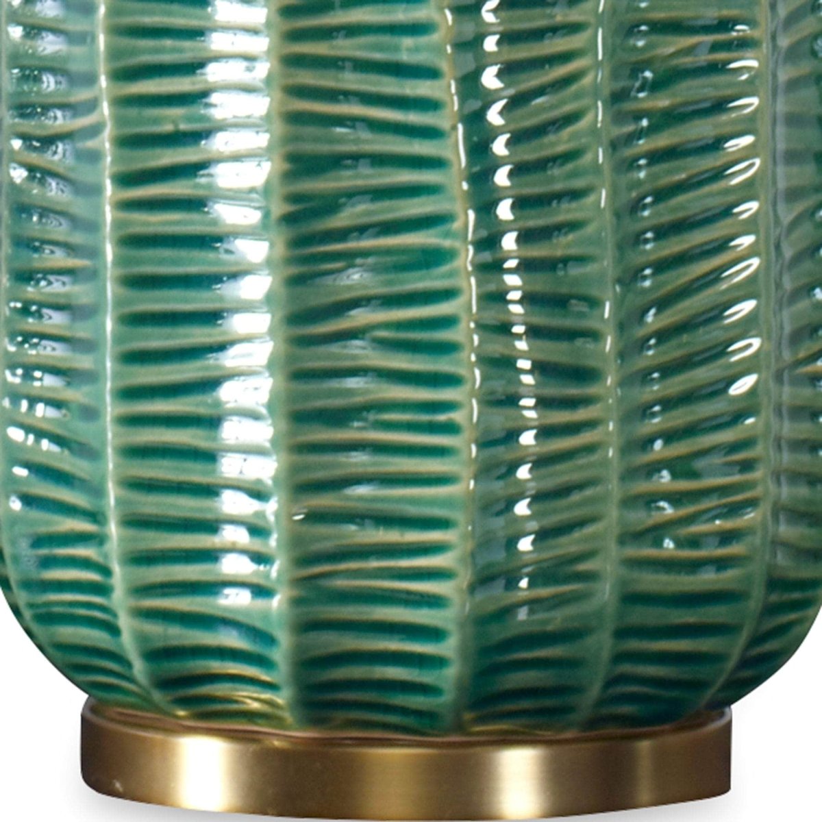 Bixby Green Table Lamp - Uttermost - Table Lamps by Modest Hut