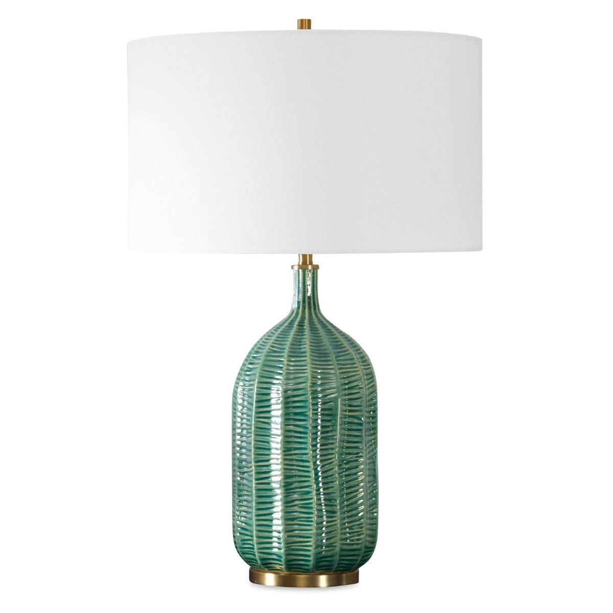 Bixby Green Table Lamp - Uttermost - Table Lamps by Modest Hut