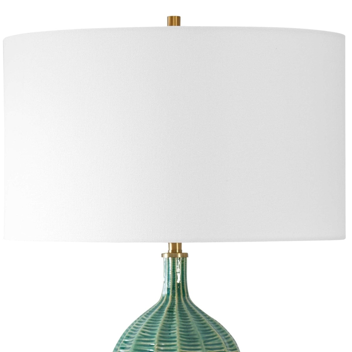 Bixby Green Table Lamp - Uttermost - Table Lamps by Modest Hut