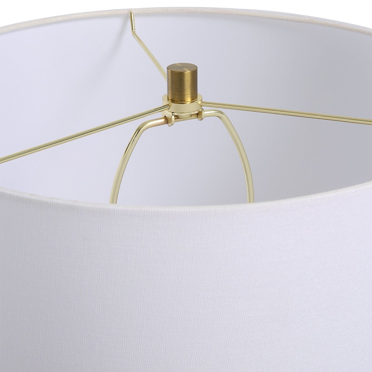 Black Metal Table Lamp with Gold Accents - Uttermost - Table Lamps by Modest Hut