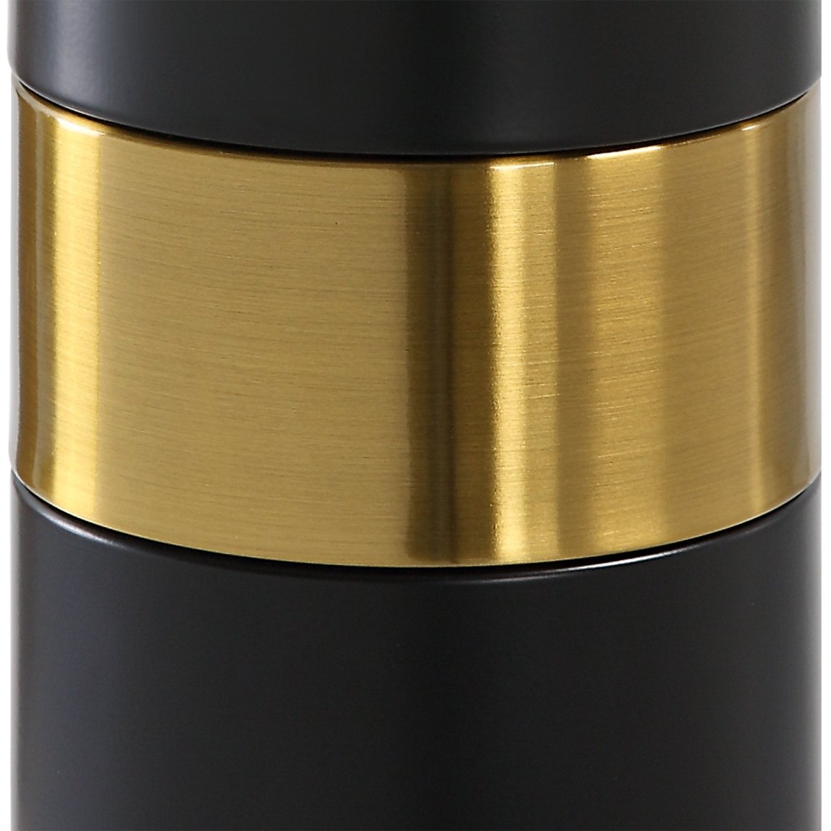 Black Metal Table Lamp with Gold Accents - Uttermost - Table Lamps by Modest Hut