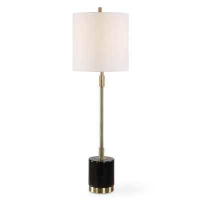 Brass Buffet Lamp with Marble Base - Uttermost - Table Lamps by Modest Hut