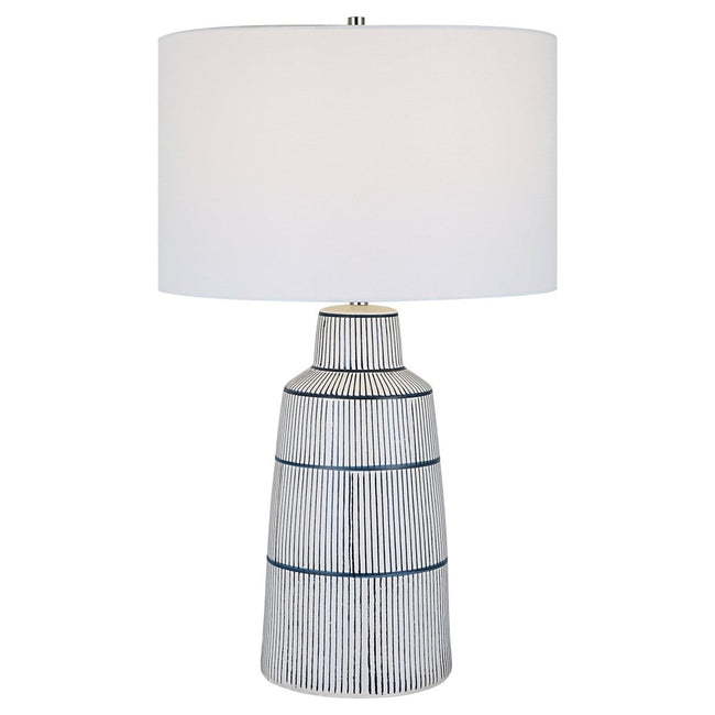 Breton Nautical Stripe Table Lamp - Uttermost - Table Lamps by Modest Hut