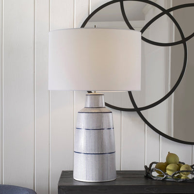 Breton Nautical Stripe Table Lamp - Uttermost - Table Lamps by Modest Hut