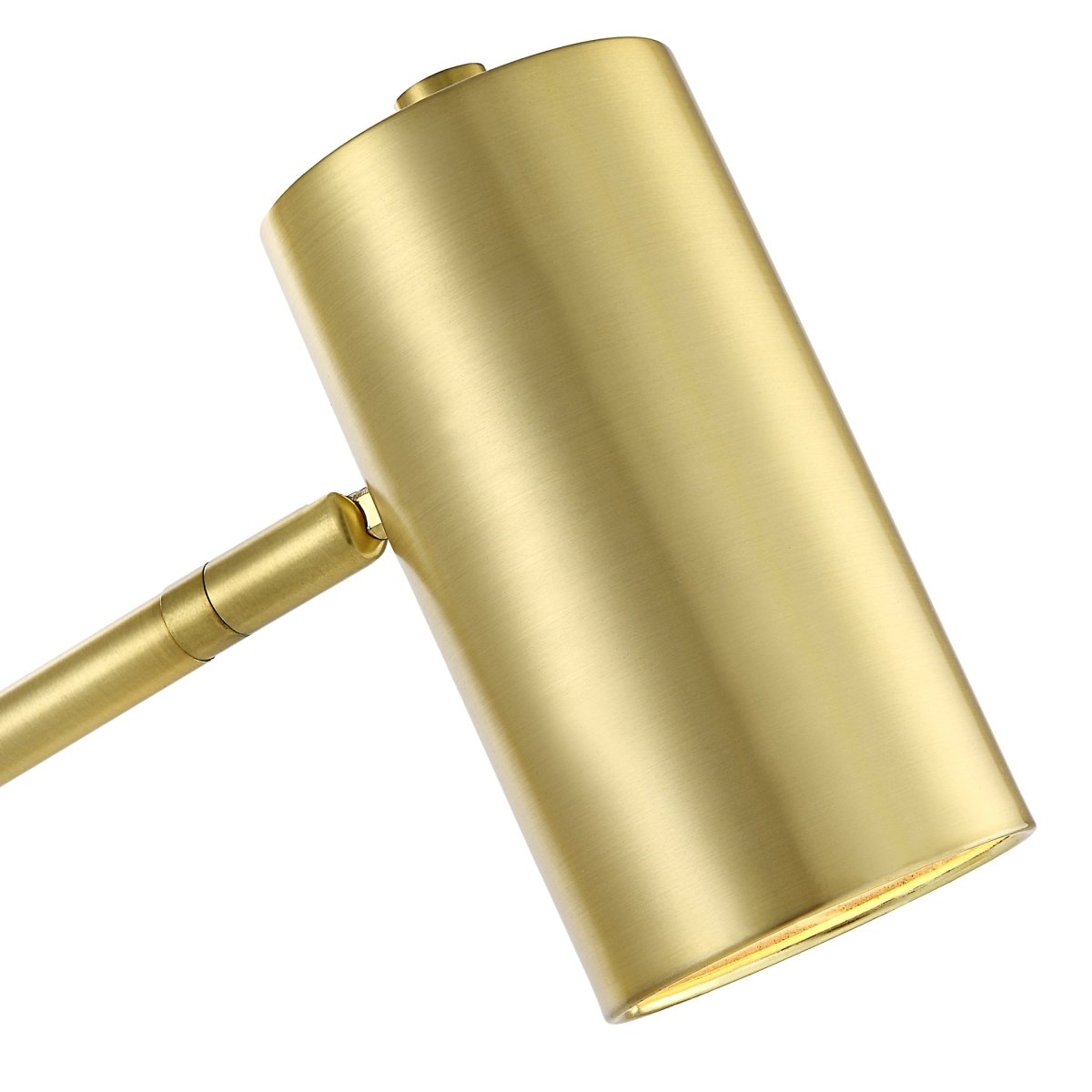 Brushed Gold Desk Lamp with Adjustable Arm - Uttermost - Table Lamps by Modest Hut