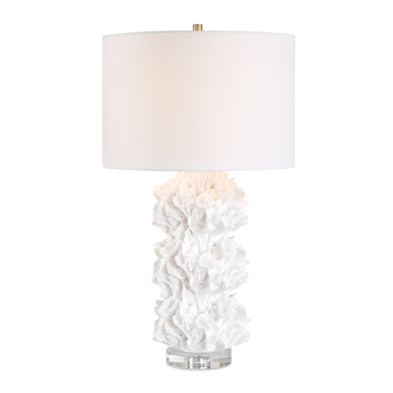 Cambre White Coral Texture Table Lamp table lamp by Uttermost