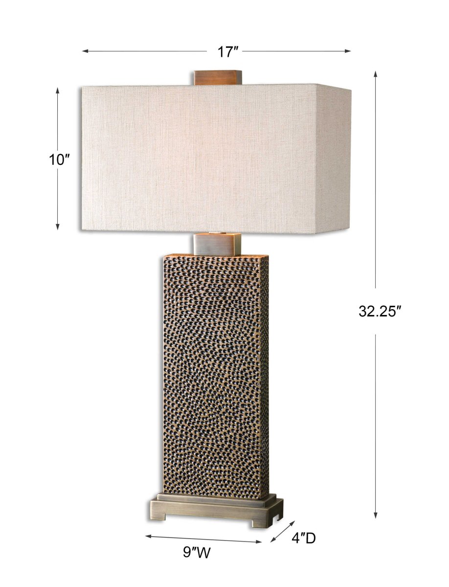 Canfield Coffee Bronze Table Lamp - Uttermost - Table Lamps by Modest Hut