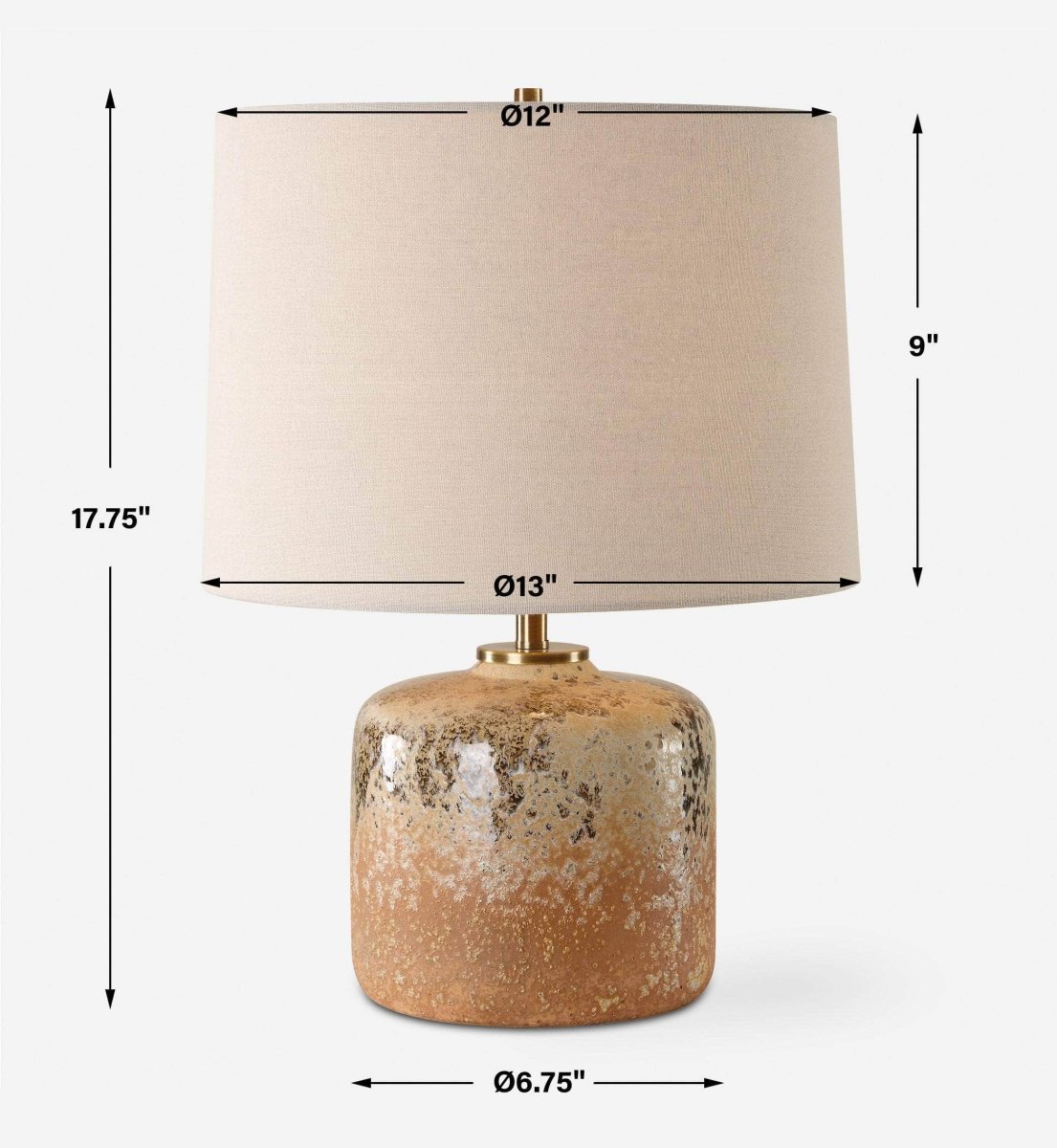 Canyon Textured Table Lamp - Uttermost - Table Lamps by Modest Hut