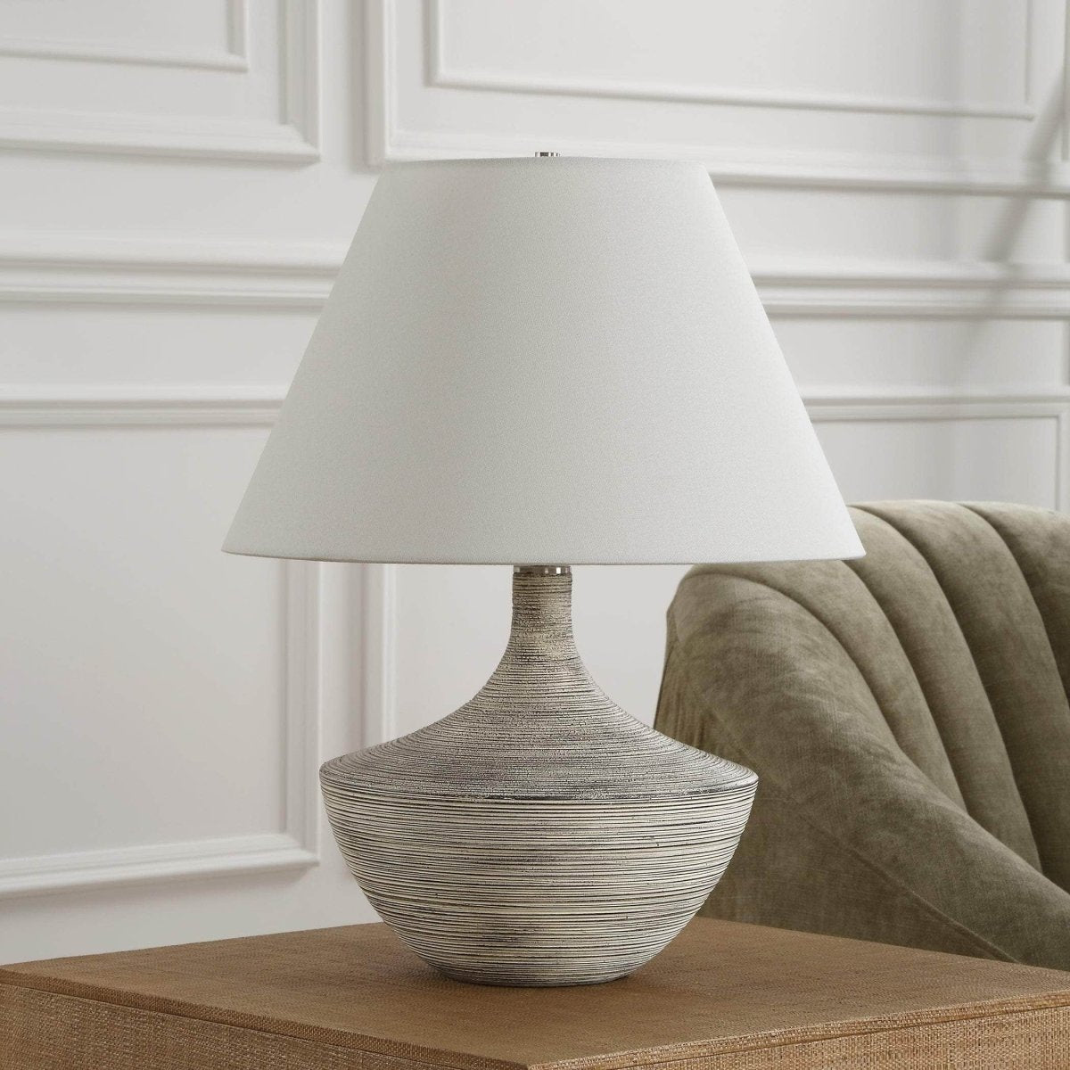 Carafe Ceramic Table Lamp - Uttermost - Table Lamps by Modest Hut