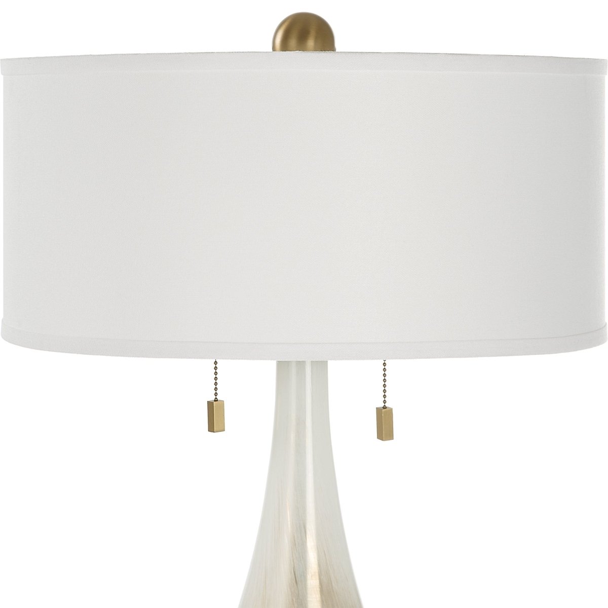 Cardoni Bronze Glass Table Lamp - Uttermost - Table Lamps by Modest Hut