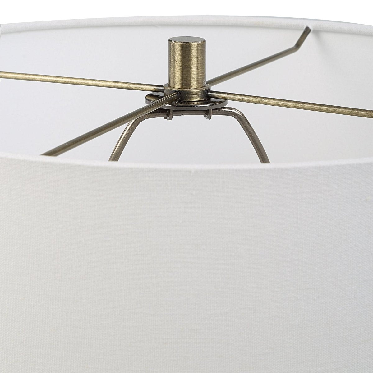 Casual Round Ceramic Table Lamp - Uttermost - Table Lamps by Modest Hut