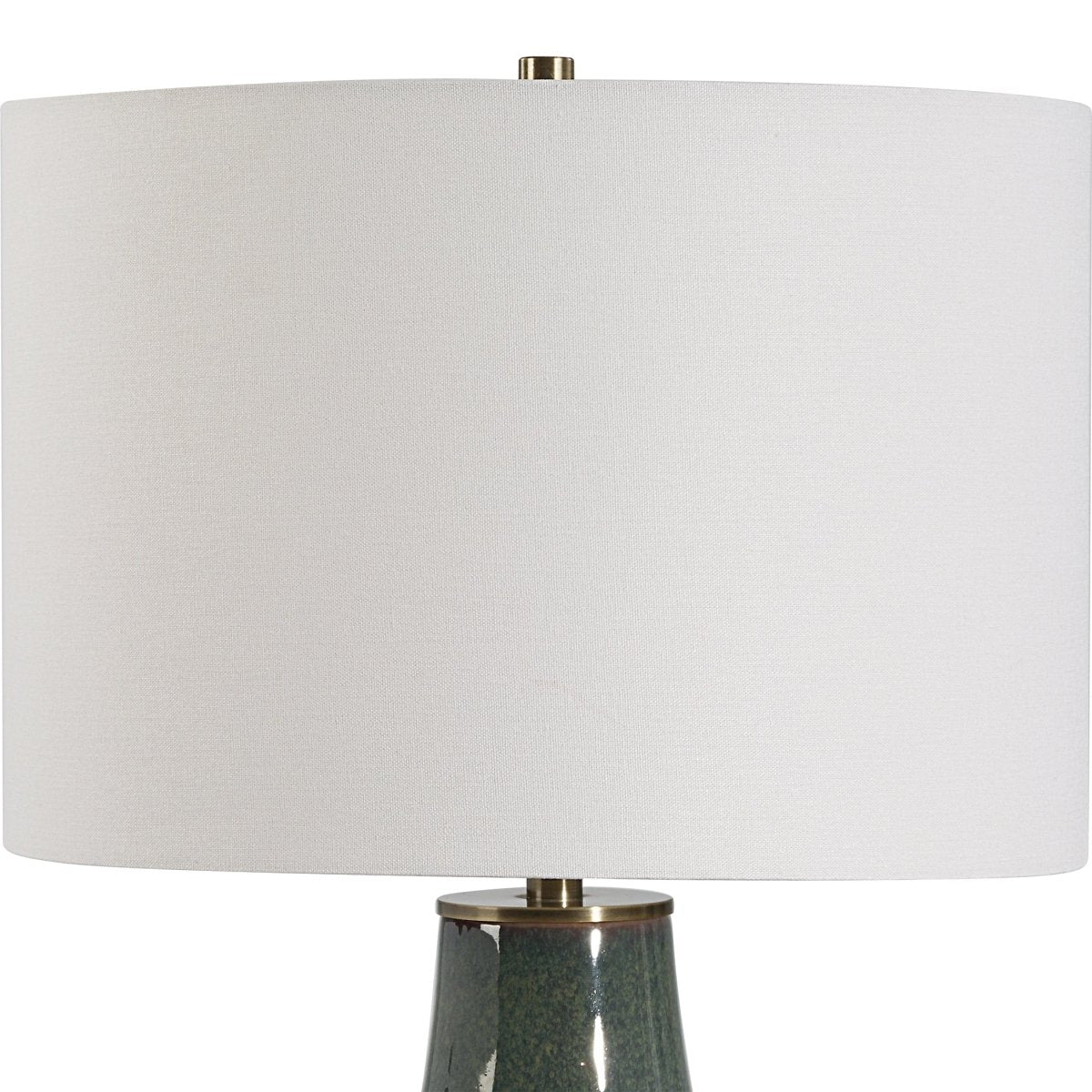 Casual Round Ceramic Table Lamp - Uttermost - Table Lamps by Modest Hut