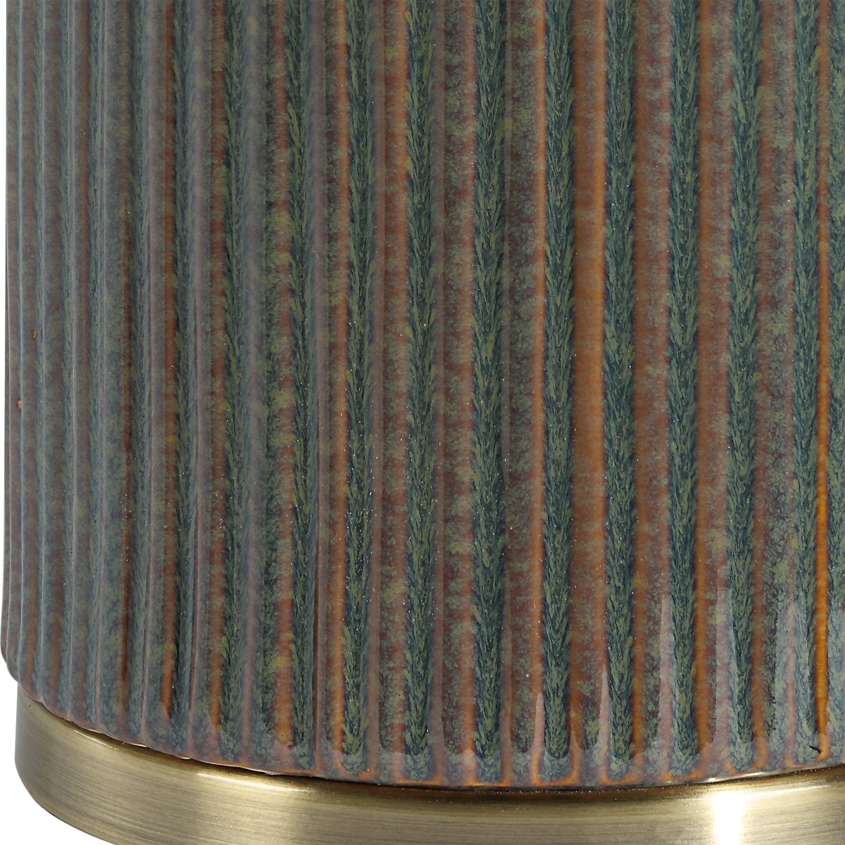 Casual Round Ceramic Table Lamp - Uttermost - Table Lamps by Modest Hut