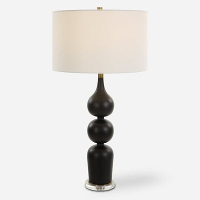 Caviar Black Table Lamp - Uttermost - Table Lamps by Modest Hut