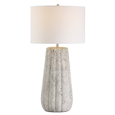 Ceramic Stone Finish Table Lamp - Uttermost - Table Lamps by Modest Hut