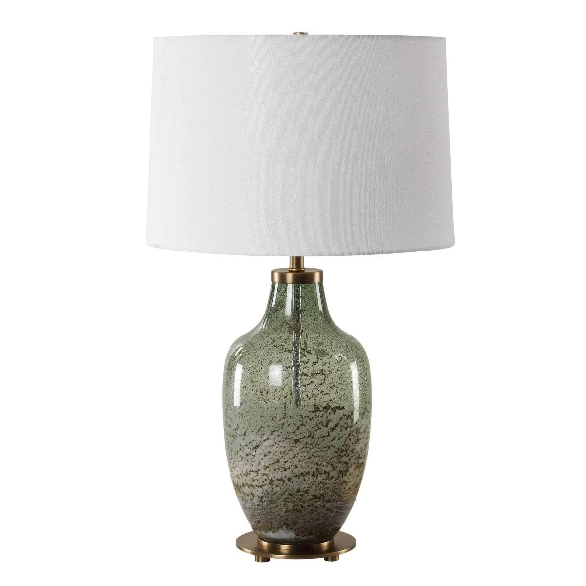 Chianti Olive Glass Table Lamp - Uttermost - Table Lamps by Modest Hut