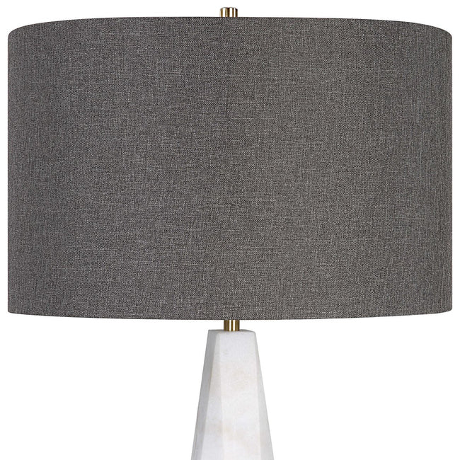 Citadel White Marble Table Lamp - Uttermost - Table Lamps by Modest Hut