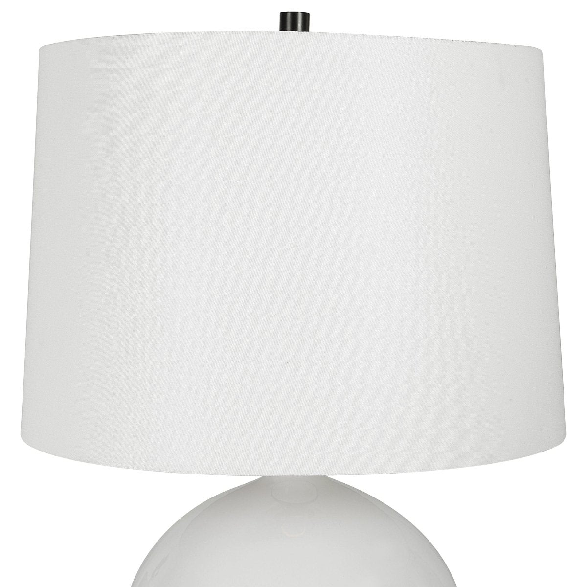 Collar Gloss White Table Lamp - Uttermost - Table Lamps by Modest Hut