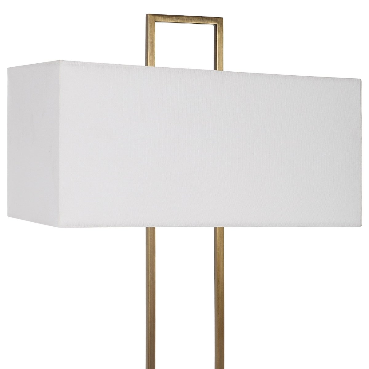 Column White Marble Table Lamp - Uttermost - Table Lamps by Modest Hut