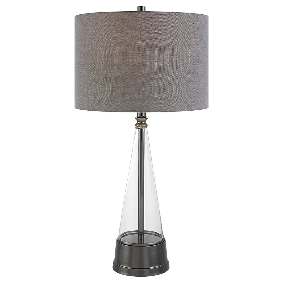 Contemporary Style Cone Shaped Table Lamp - Uttermost - Table Lamps by Modest Hut