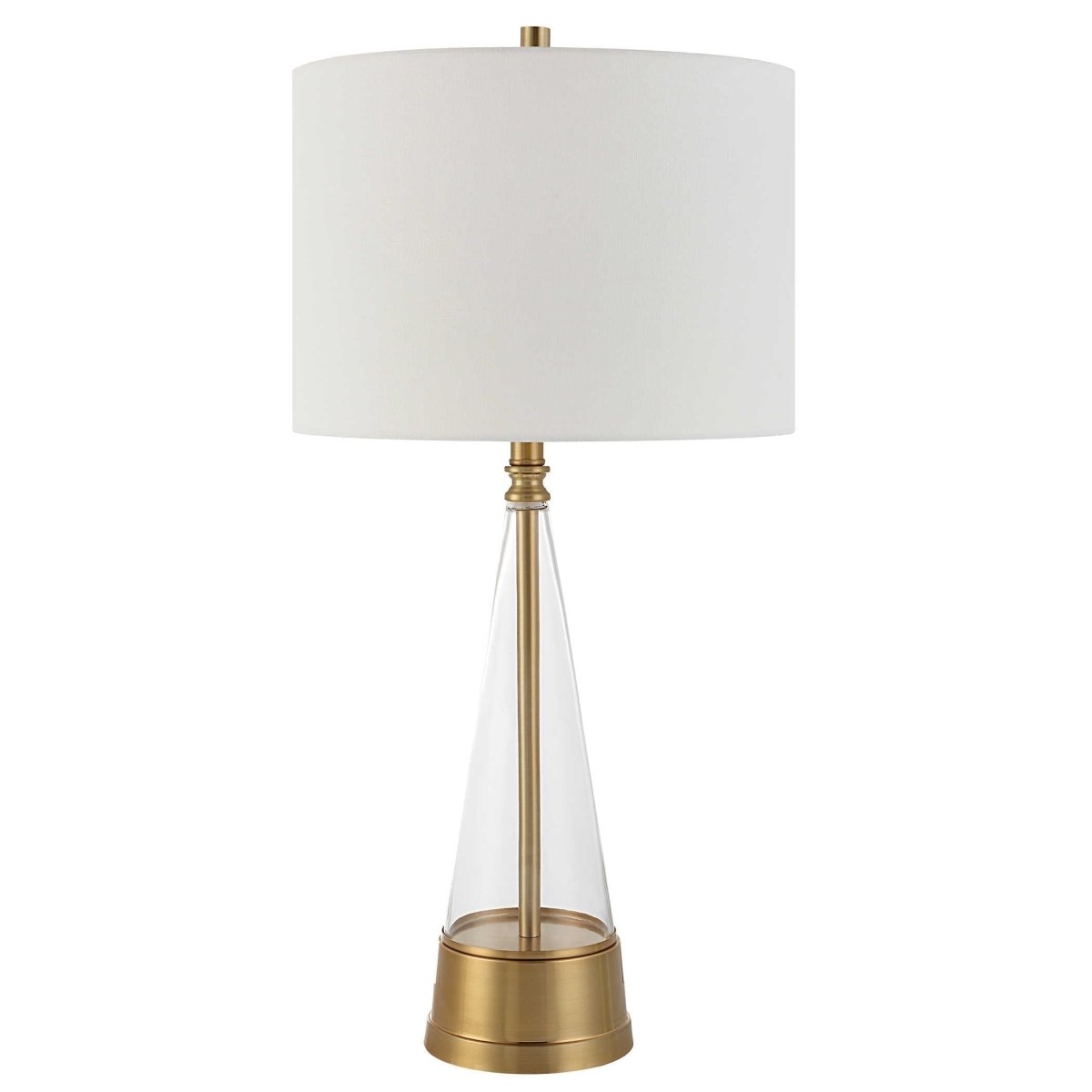 Contemporary Style Cone Shaped Table Lamp - Uttermost - Table Lamps by Modest Hut