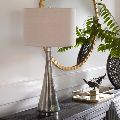 Contour Metallic Glass Table Lamp - Uttermost - Table Lamps by Modest Hut